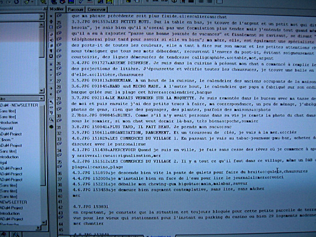 Je travaille en même temps