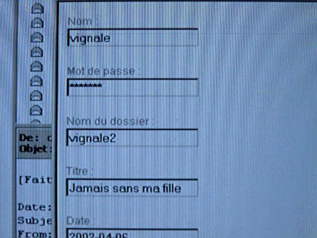 Je travaille
