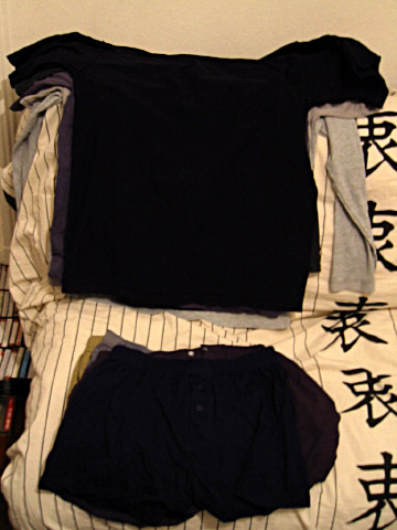 Je regroupe des vêtements