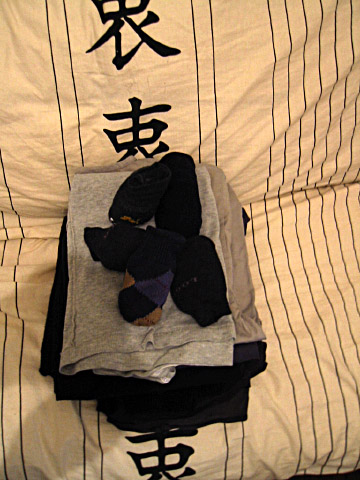 Des tee-shirts et des chaussettes