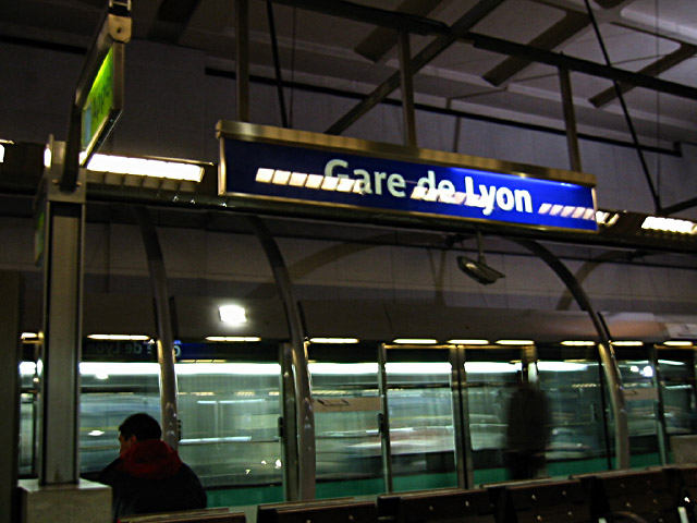 Je descends à Gare de Lyon