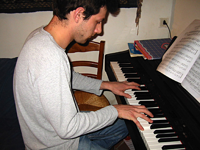 Je joue du piano