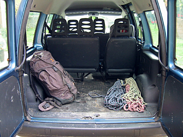 Nous chargeons la voiture