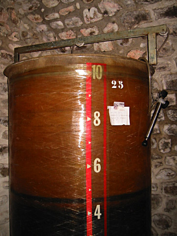 Une cuve à vin