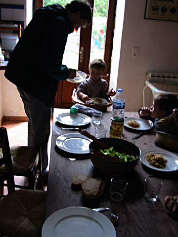 Nous rentrons manger