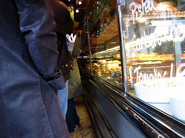 Je vais dans un fast food