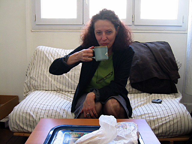 Visite d'Anne-Marie Morice