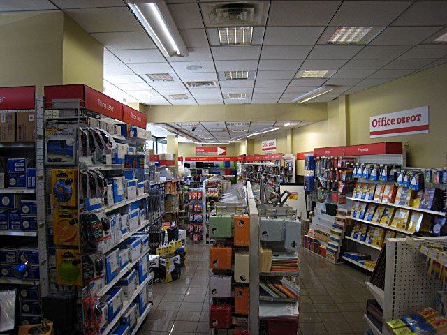L'intérieur du magasin