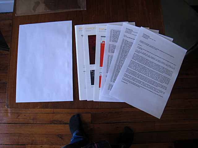 J'ai fini ma lettre de motivation