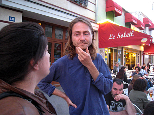 Nous croisons Jean-Baptiste par hasard