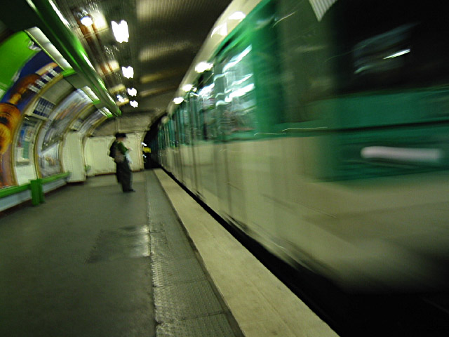 Je prends le métro