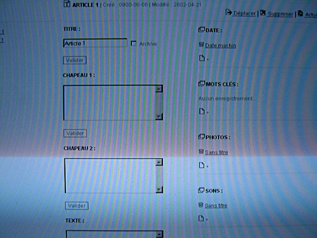 Je travaille