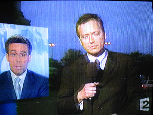 Je regarde une merde à la télévision