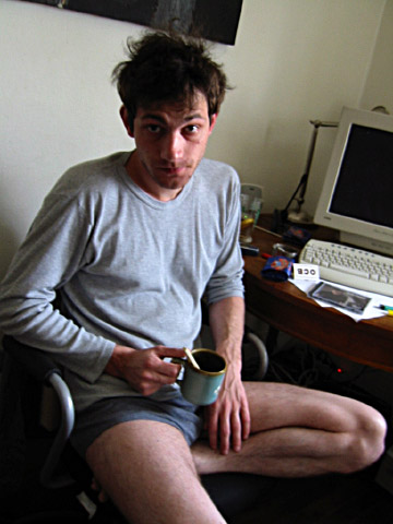 Mardi matin. Sabine me prend en photo