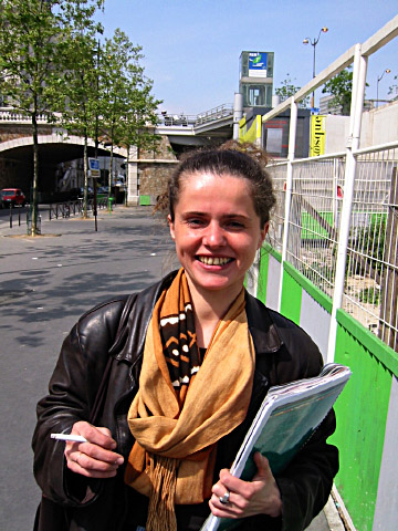 Je croise Gaëlle qui va à son boulot