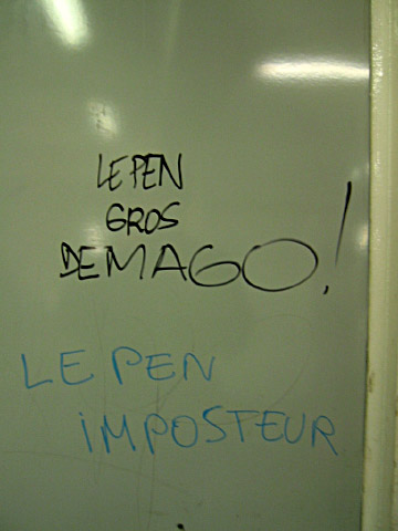 Des gens s'expriment