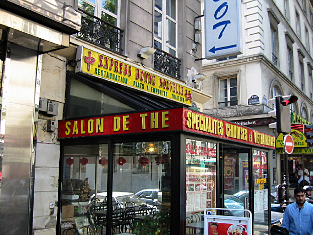 Je vais chez le traiteur chinois