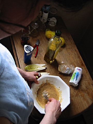 Sabine fait la sauce