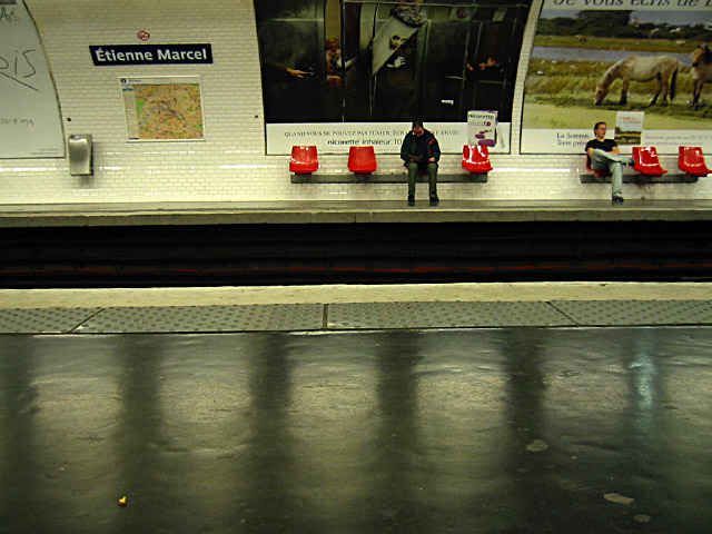Je prends le métro