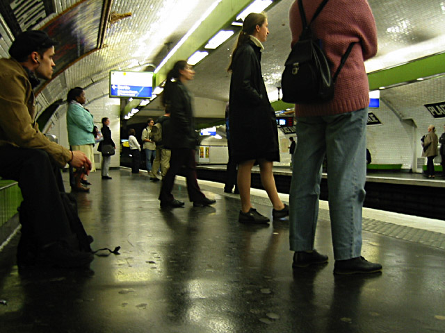 Je prends le métro