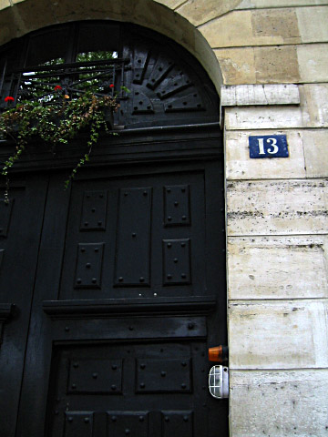 J'ouvre la porte