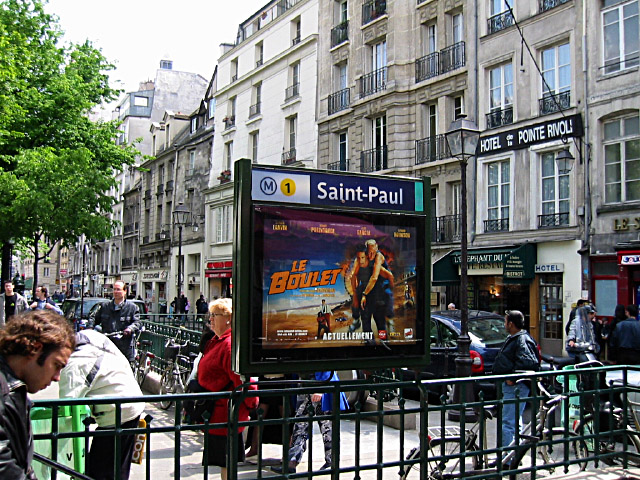 Je prends le métro à Saint-Paul