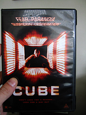 Je propose à Sabine de regarder Cube
