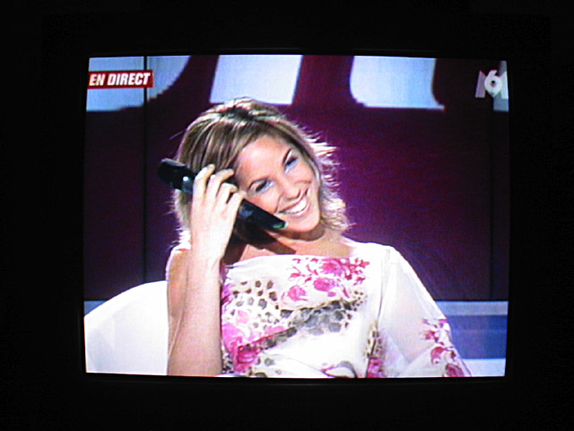 Je regarde une merde à la télévision
