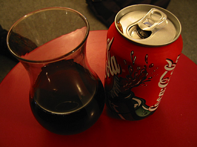 Je bois un coca