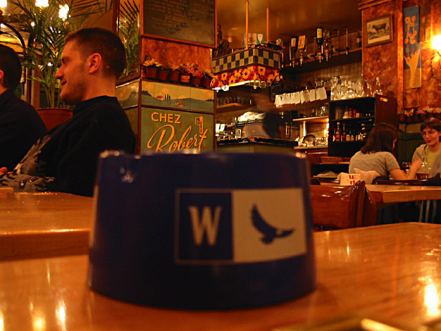 L'intérieur du restaurant