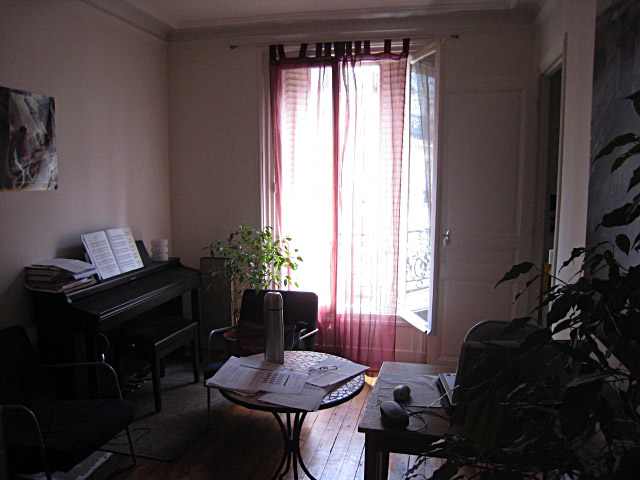Nous retournons chez moi