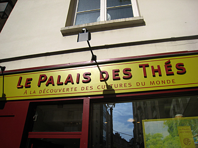 Nous allons au Palais des Thés