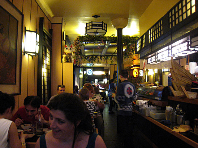 L'intérieur du restaurant