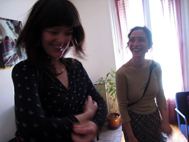 Arrivée de Marjolaine et Magali