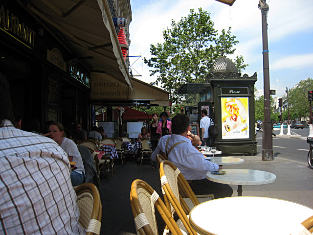 Je m'installe en terrasse