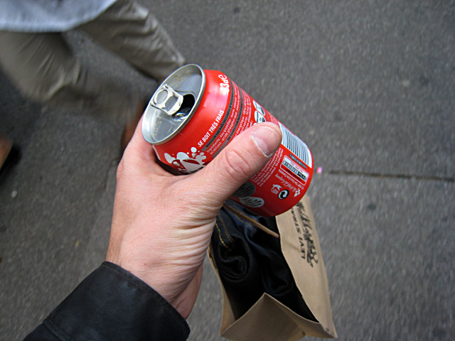 Je bois un coca