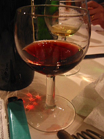 Je bois du vin