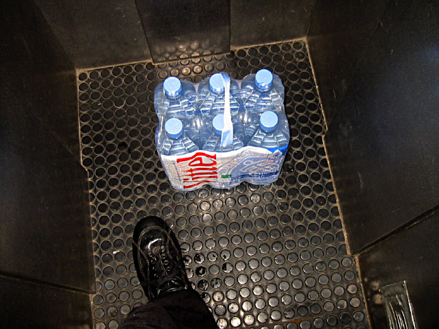 J'achète de l'eau