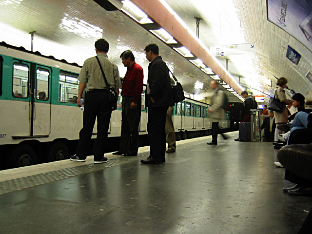 Je prends le métro