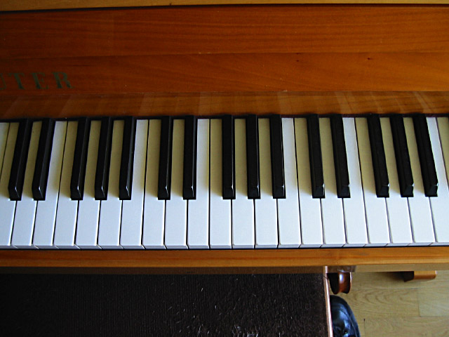Je joue du piano