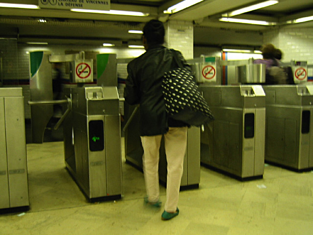Je prends le métro