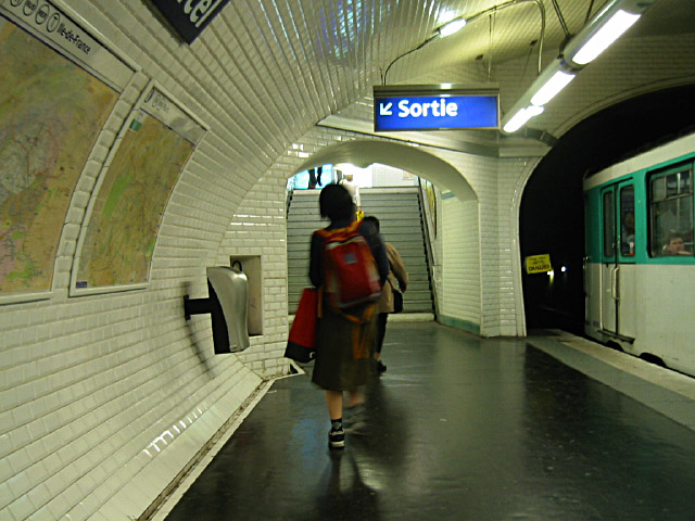 Je prends le métro
