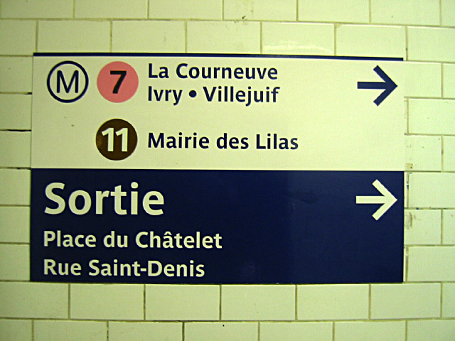 Je change à Châtelet