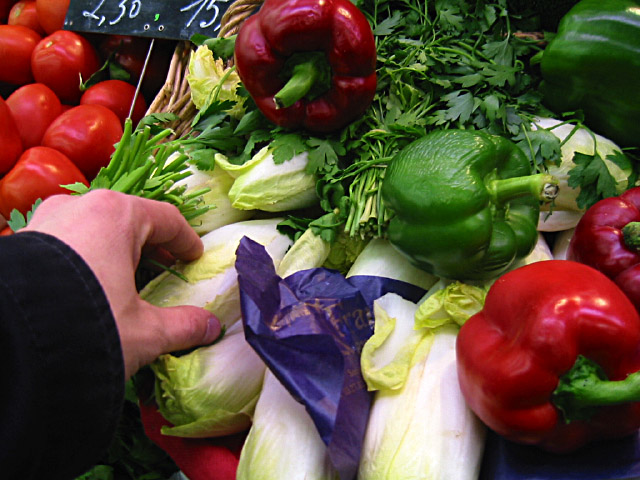 Nous achetons des légumes