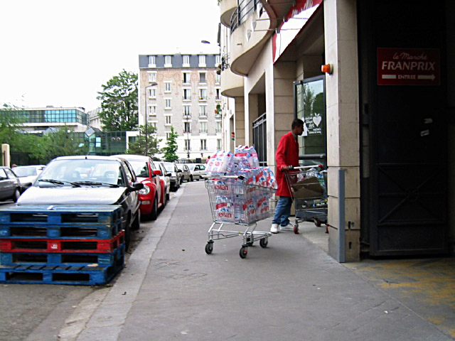 Je sors faire des courses