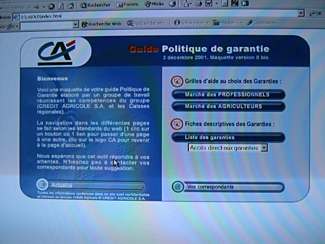 Je travaille