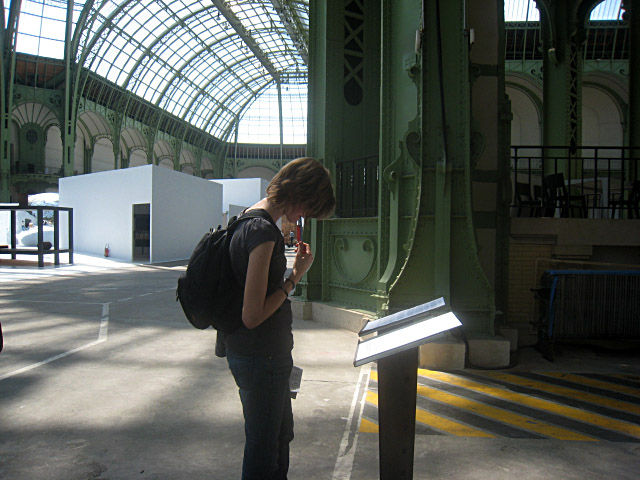 Une visiteuse