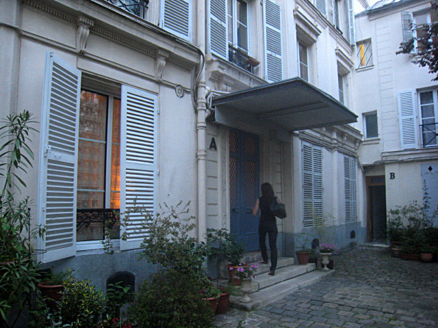 Nous arrivons chez Aurore