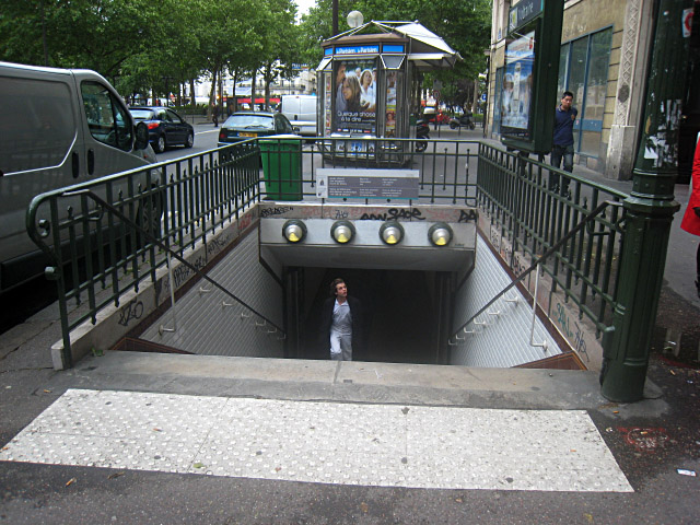Je prends le métro