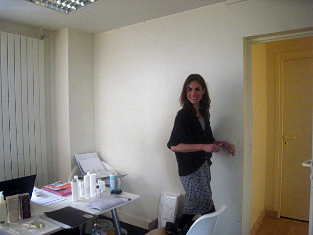Caroline me fait visiter